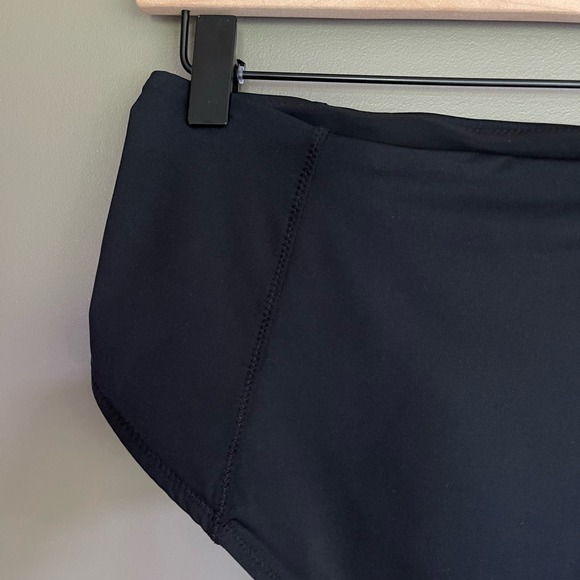 Athleta High Waist Bikini Bottom Size Small Black Swimwear Swimsuit Comfortable - Picture 9 of 15